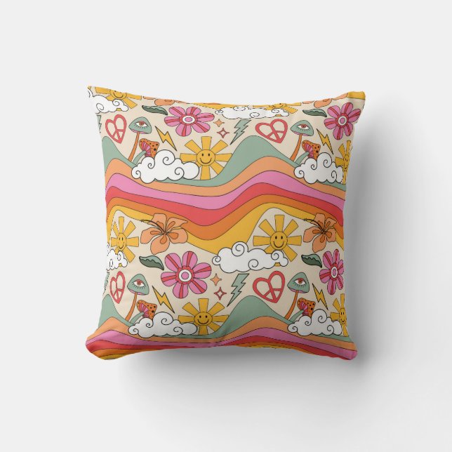 Summer Vibes Decorative Pillow (Front)