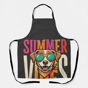 Summer Vibes Dog Sunglasses Apron