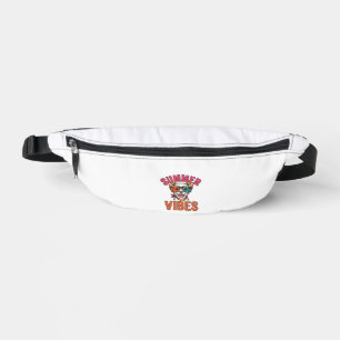 Summer Vibes Dog Sunglasses Vintage Shirt Design_1 Bum Bags