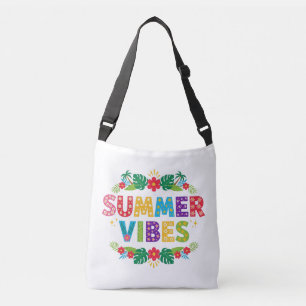 Summer Vibes Floral Design-54504 Hoodie Crossbody Bag