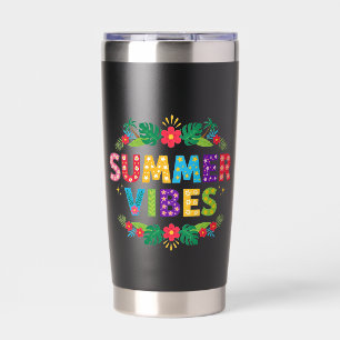 Summer Vibes Floral Design-54504 Hoodie Insulated Tumbler