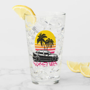 Summer vibes glass