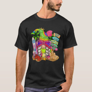 Summer Vibes Gnomes Beach Party Cute Gnome Hello S T-Shirt