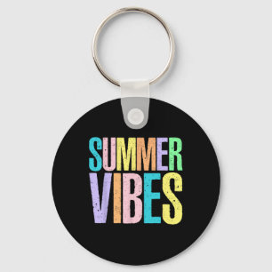 Summer Vibes Hawaii Beach Family Summer Vacation V Key Ring