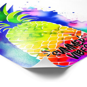 SUMMER VIBES IN WATERCOLOR PHOTO PRINT