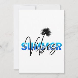 summer vibes invitation