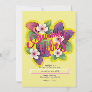 Summer Vibes Invitation