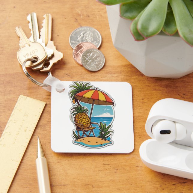 summer vibes key ring (Desk)