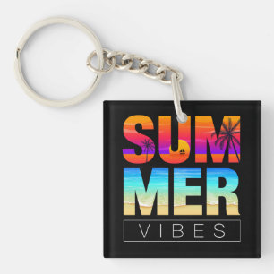 Summer Vibes Key Ring