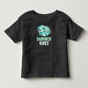 Summer Vibes Kids Turtle Toddler T-Shirt