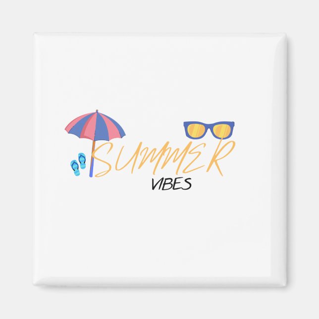 Summer Vibes Magnet (Front)
