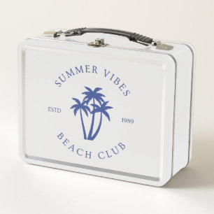 Summer Vibes Metal Lunch Box
