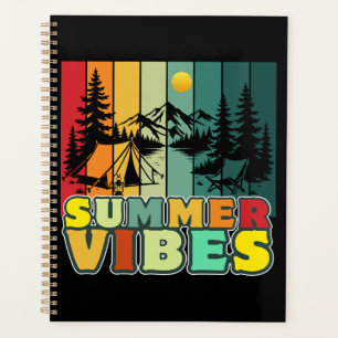 summer vibes nature camping vacation adventure planner