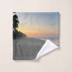 Summer Vibes Ombre Beach Sun & Sand Monogram Wash Cloth
