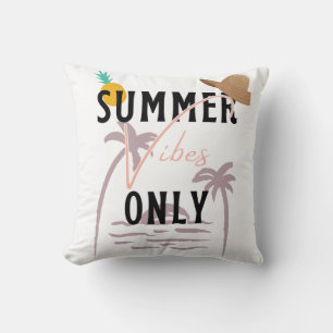 Summer Vibes Only Beach Cushion