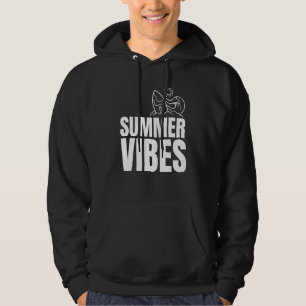 Summer Vibes Party Body Surfing Swimming Beach Tim Hoodie