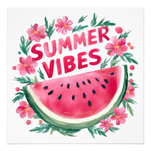 Summer Vibes Photo Print
