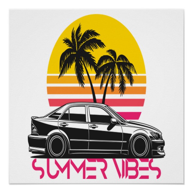 Summer vibes poster (Front)