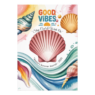 Summer Vibes Retro Beach Illustration Photo Print