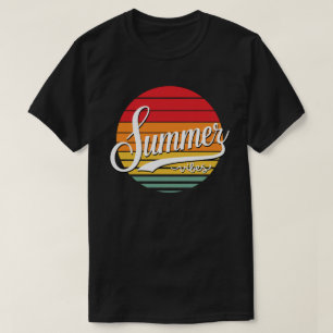 Summer Vibes Retro Colours Sunset Men's T-Shirt