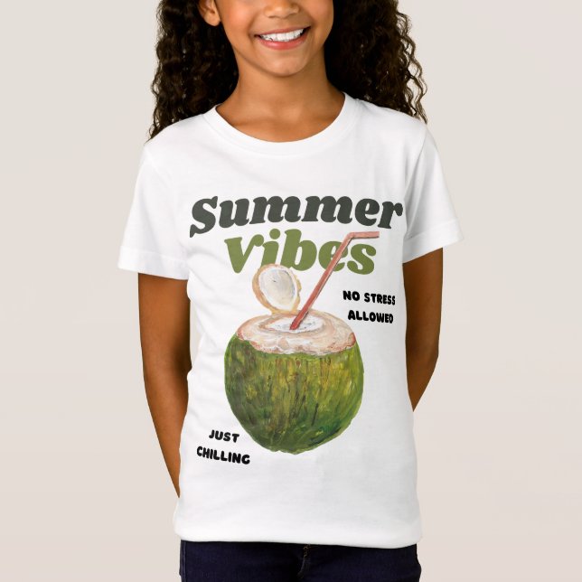 Summer Vibes Retro  T-Shirt (Front)