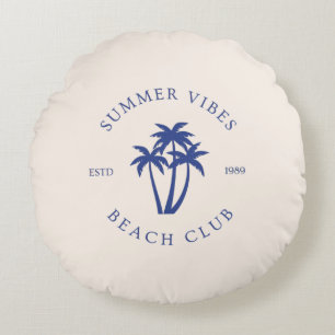 Summer Vibes Round Cushion