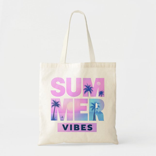 Summer Vibes Summer Tote Bag (Front)
