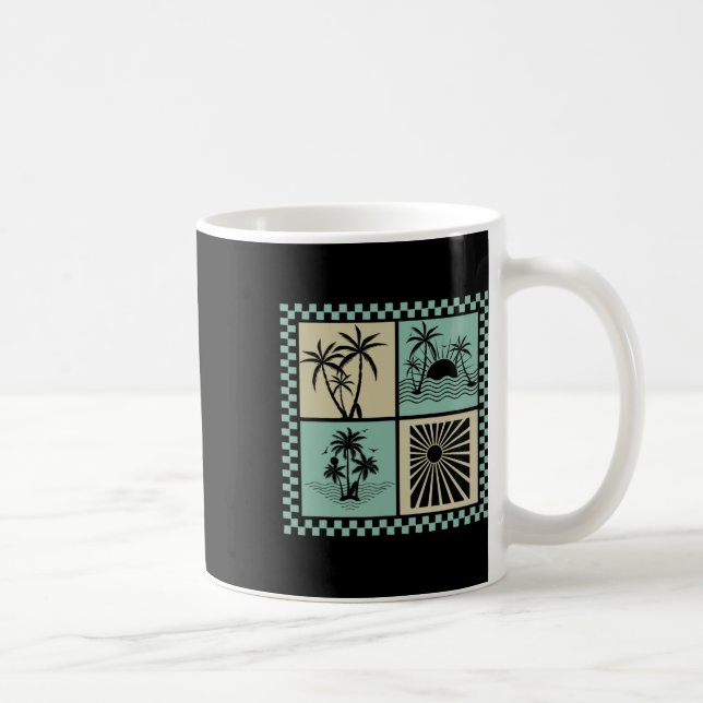 Summer Vibes, Sunset Wave, Sunshine Paradis,e Summ Coffee Mug (Right)