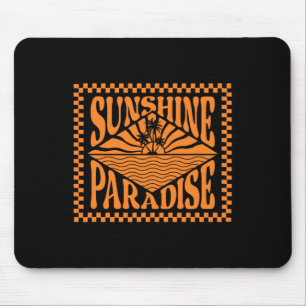 Summer Vibes Sunset Wave Sunshine Paradise Mouse Mat