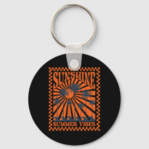 Summer Vibes, Sunset Wave, Sunshine Paradise, Summ Key Ring