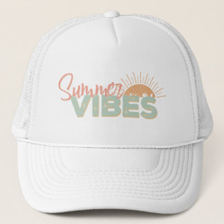 Summer Vibes Sunshine Trucker Hat