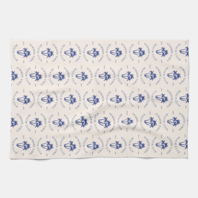 Summer Vibes Tea Towel (Horizontal)
