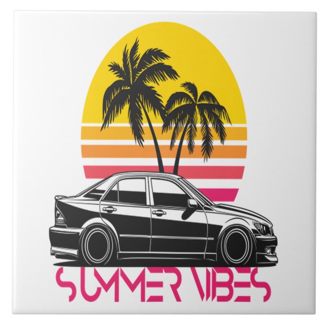 Summer vibes tile (Front)