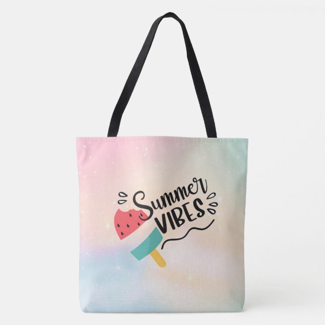 Summer Vibes Tote Bag (Front)