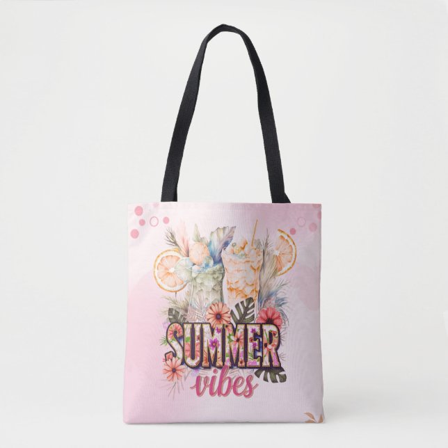 SUMMER VIBES TOTE BAG (Front)