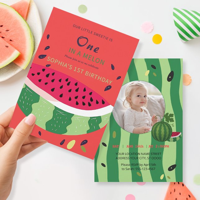 Summer Vibes Watermelon Party Invite (Creator Uploaded)