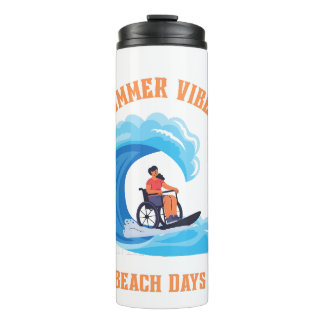 Summer Vibes Wheelchair  Thermal Tumbler
