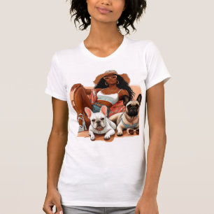 Summer Vibes with Mum and Frenchies T-Shirt