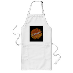 SUMMER VINTAGE SUNFLOWER LONG APRON