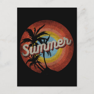 SUMMER VINTAGE VACATION POSTCARD