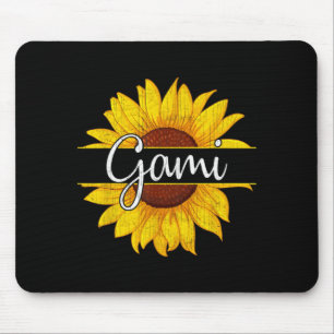 Summer Vintage Yellow Sunflower Graphic Sunflower Mouse Mat