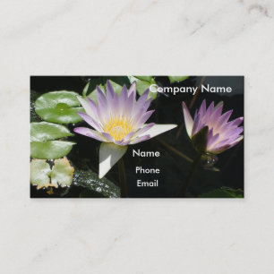 Summer Water Lilies Business Card