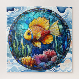 Summer Watercolor Art Puzzle