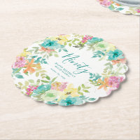 Summer Watercolor Floral Custom 90th Birthday