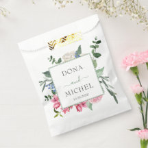 Summer Watercolor Wild  Floral Wedding