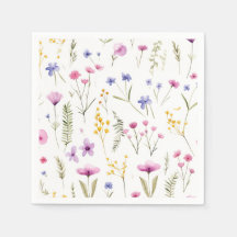 Summer Watercolor Wildflowers