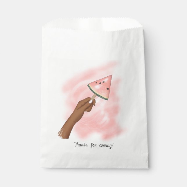 Summer Watermelon Beach Party Favour Bags (Front)