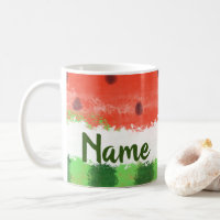 Summer Watermelon Design Coffee Mug Cup