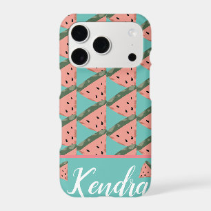 Summer Watermelon Illustration Pattern Monogram