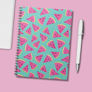 Summer Watermelon Pattern Notebook